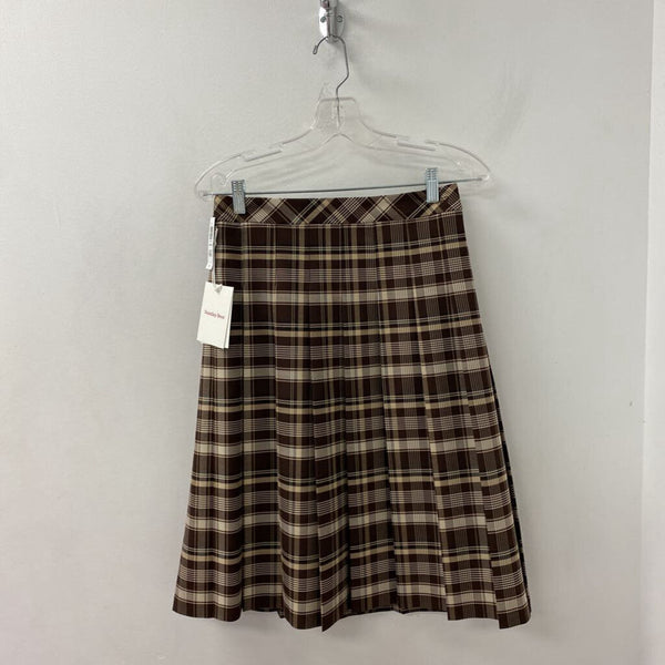 SUNDAY BEST WOMEN'S SKIRT brown tan cream mix 4