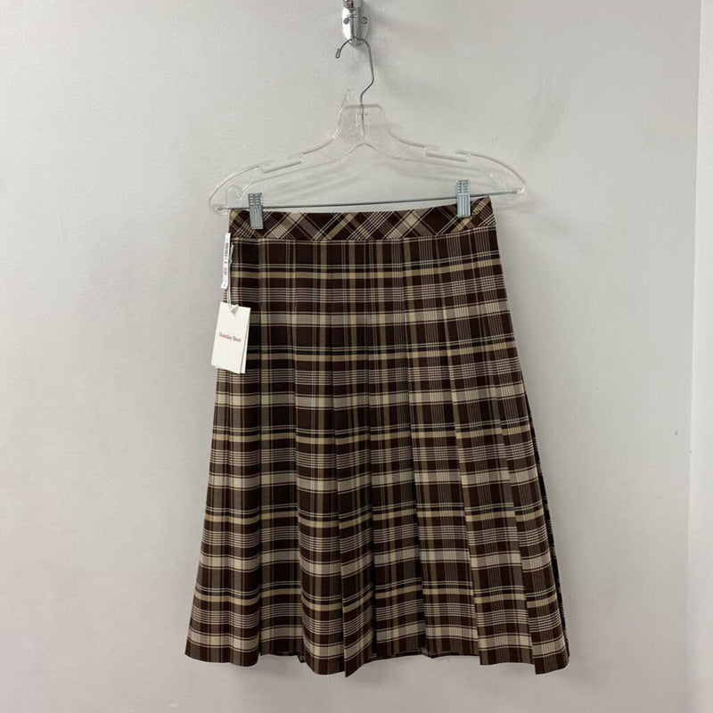SUNDAY BEST WOMEN'S SKIRT brown tan cream mix 4