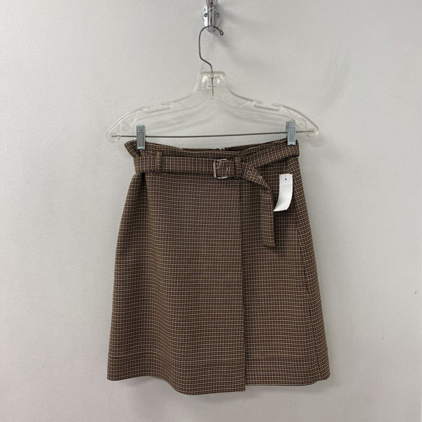 CONTEMPORAINE simons WOMEN'S SKIRT black tan mix 0