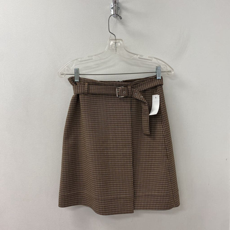 CONTEMPORAINE simons WOMEN'S SKIRT black tan mix 0