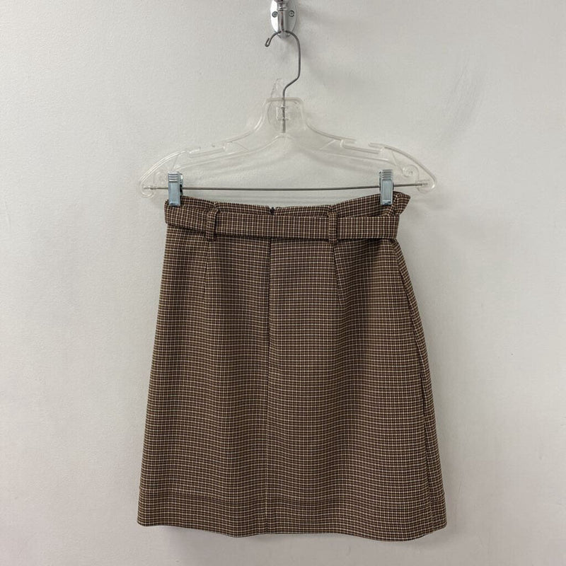CONTEMPORAINE simons WOMEN'S SKIRT black tan mix 0