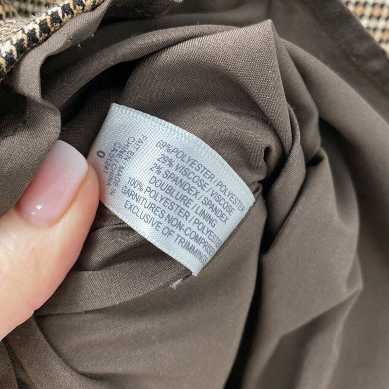 CONTEMPORAINE simons WOMEN'S SKIRT black tan mix 0