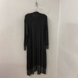 EILEEN FISHER WOMEN'S PLUS TOP grey black 1X