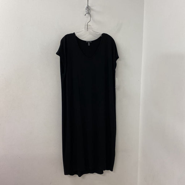 EILEEN FISHER WOMEN'S DRESS black XL