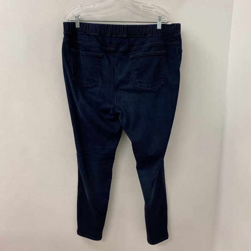 EILEEN FISHER WOMEN'S PLUS BOTTOM blue 1X
