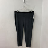 EILEEN FISHER WOMEN'S PANTS black charcoal XL