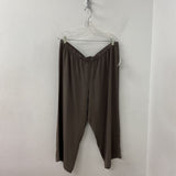 EILEEN FISHER WOMEN'S PANTS taupe XL