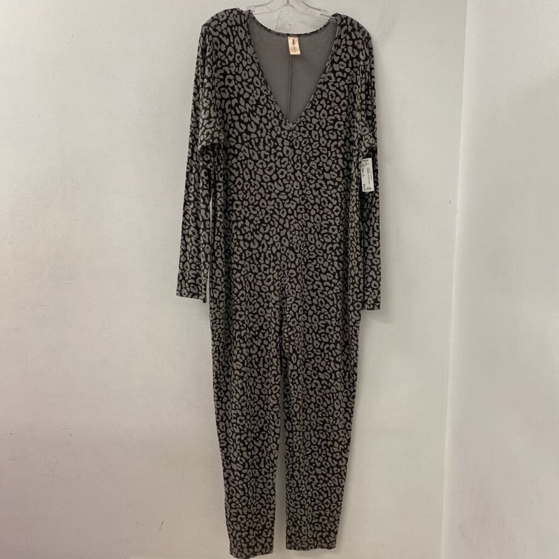 WOMEN'S JUMPSUIT charcoal grey mix XL