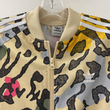 ADIDAS WOMEN'S ACTIVE TOP beige charcoal multi mix L