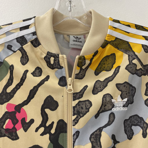 ADIDAS WOMEN'S ACTIVE TOP beige charcoal multi mix L