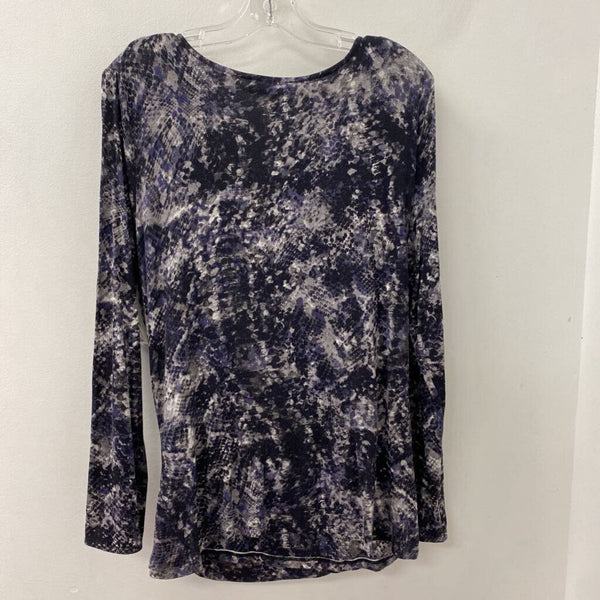 JNY jones new york WOMEN'S TOP snake print w/purple XL