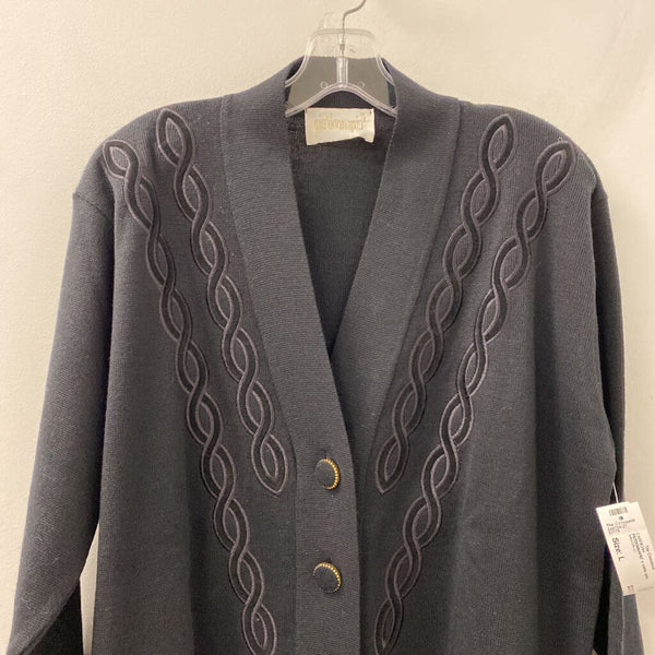 WOMEN'S CARDIGAN black L