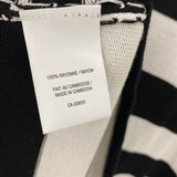 REITMANS WOMEN'S CARDIGAN black white stripe L