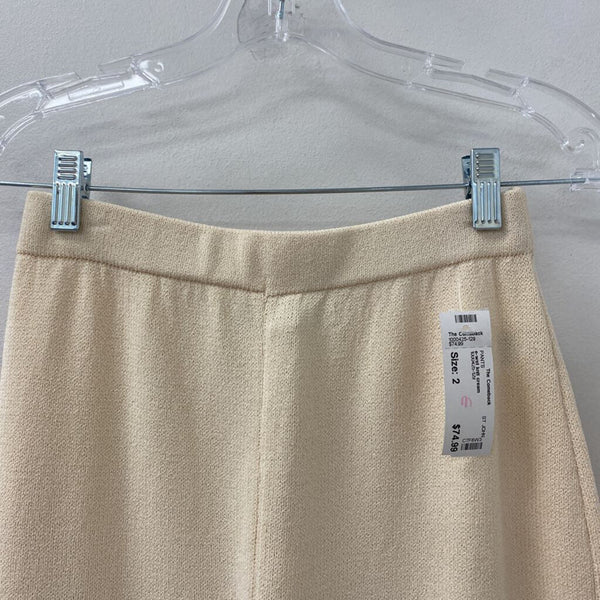 ST JOHN WOMEN'S PANTS cream 2
