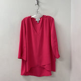 JOSEPH RIBKOFF WOMEN'S PLUS TOP pink 18