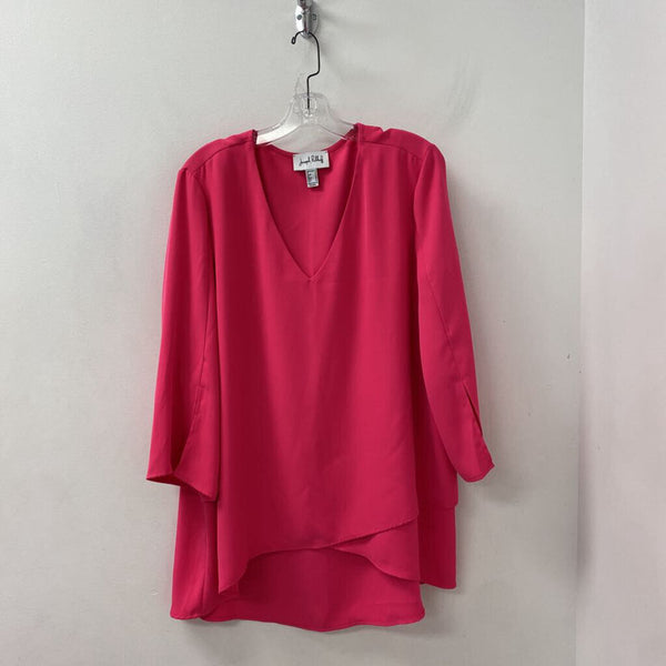 JOSEPH RIBKOFF WOMEN'S PLUS TOP pink 18