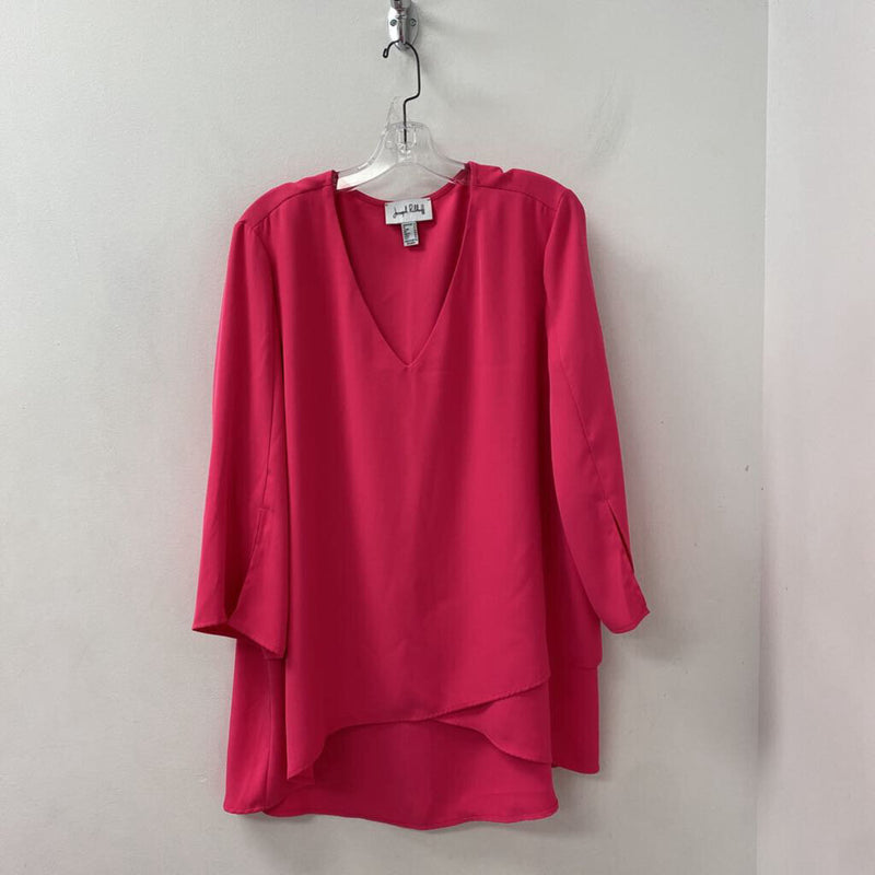 JOSEPH RIBKOFF WOMEN'S PLUS TOP pink 18