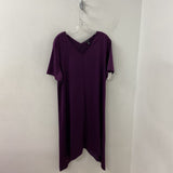 EILEEN FISHER WOMEN'S DRESS aubergine L