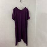 EILEEN FISHER WOMEN'S DRESS aubergine L