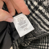 REITMANS WOMEN'S PLUS OUTERWEAR white black plaid XXL