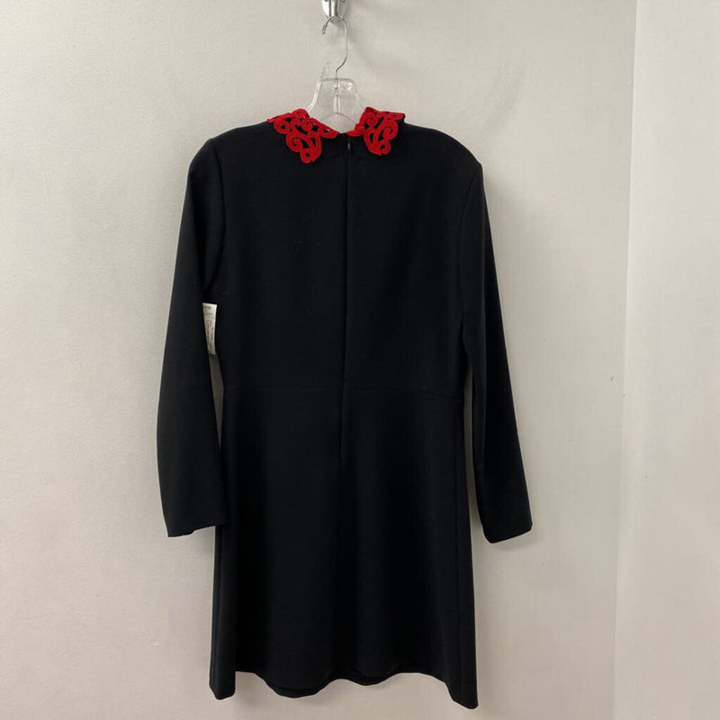 SANDRO WOMEN'S DRESS black red mix S/M