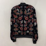 ZARA WOMEN'S BOMBER JACKET black multi mix S