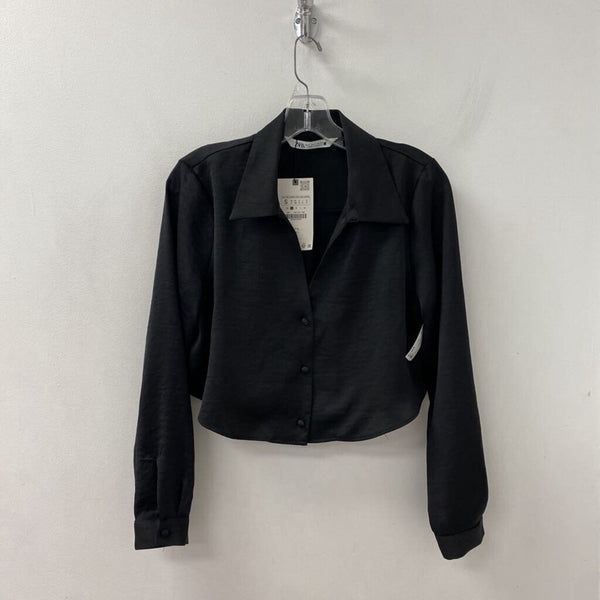 ZARA WOMEN'S BLOUSE/SHIRT black S