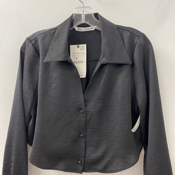 ZARA WOMEN'S BLOUSE/SHIRT black S