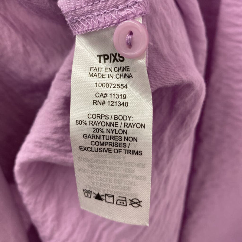 WOMEN'S BLOUSE/SHIRT purple XS