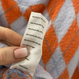 FREE PEOPLE WOMEN'S SWEATER blue orange mix M