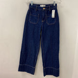 ZARA WOMEN'S JEANS blue 0