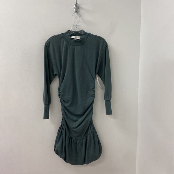 Something Navy WOMEN'S DRESS dark teal XXS