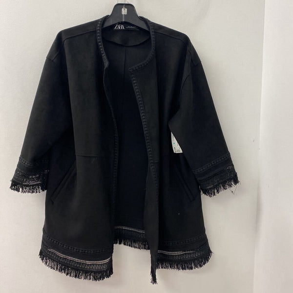ZARA WOMEN'S KIMONO/DUSTER black L