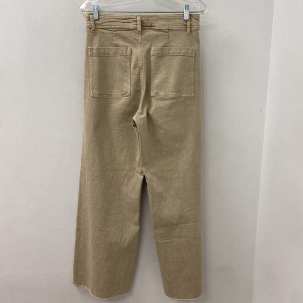 ZARA WOMEN'S PANTS khaki 8