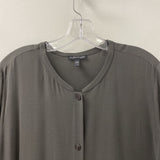 EILEEN FISHER WOMEN'S BLOUSE/SHIRT grey XL