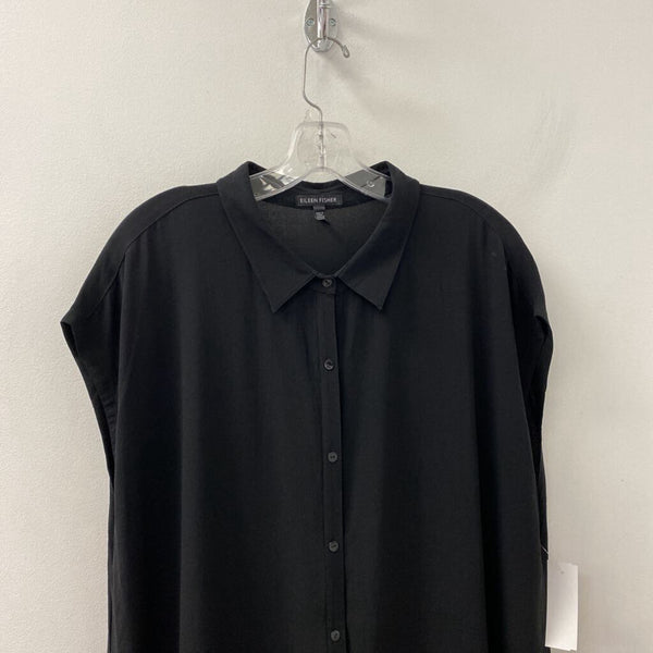 EILEEN FISHER WOMEN'S BLOUSE/SHIRT black XL
