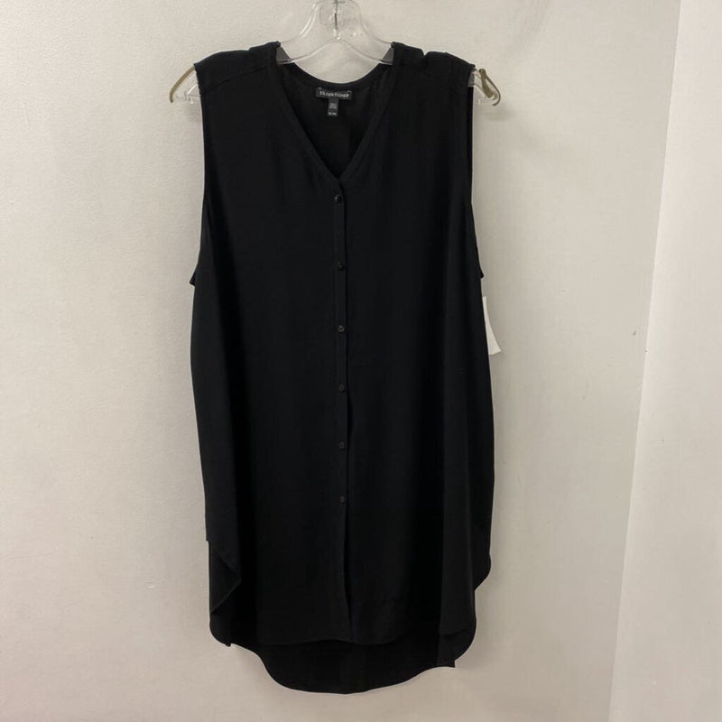 EILEEN FISHER WOMEN'S BLOUSE/SHIRT black XL