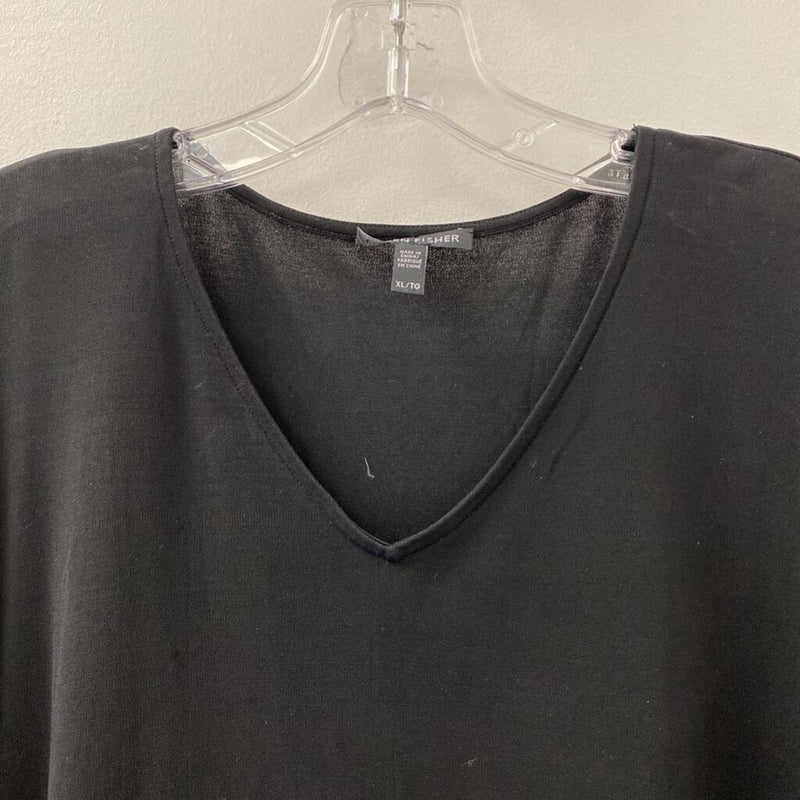 EILEEN FISHER WOMEN'S TOP black XL