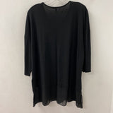 EILEEN FISHER WOMEN'S TOP black XL