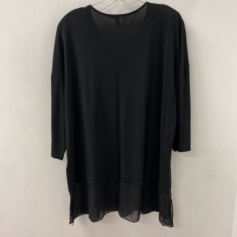 EILEEN FISHER WOMEN'S TOP black XL