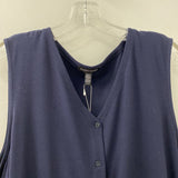 EILEEN FISHER WOMEN'S TOP navy XL