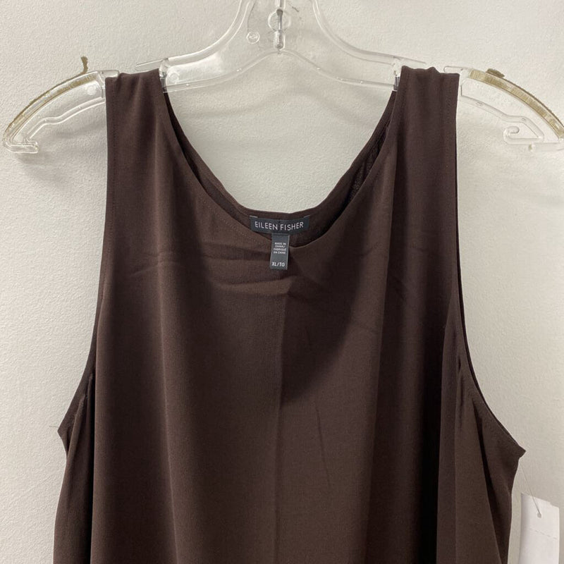 EILEEN FISHER WOMEN'S BLOUSE/SHIRT raisin XL