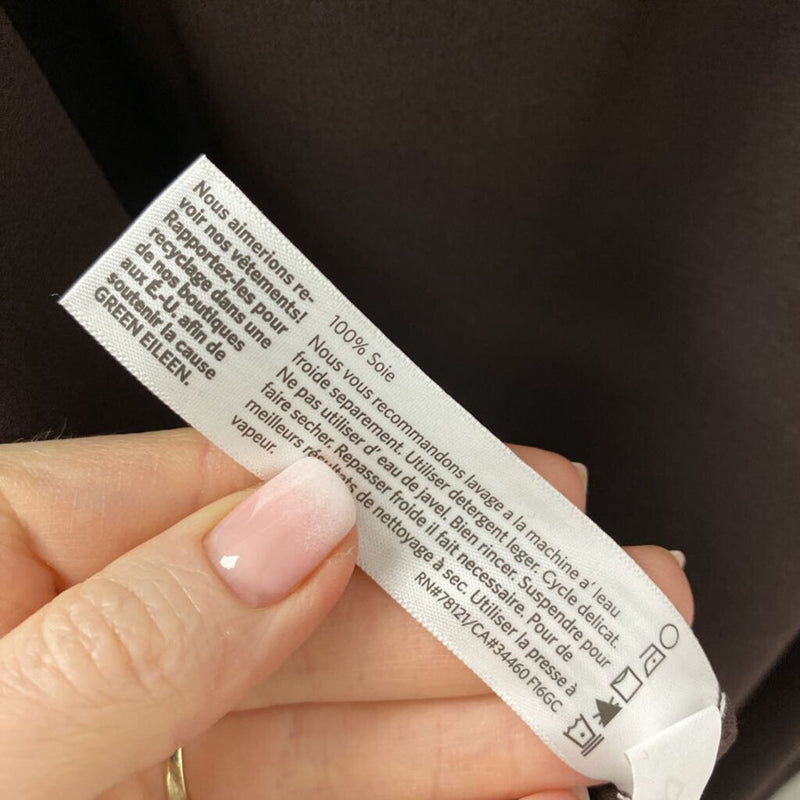 EILEEN FISHER WOMEN'S BLOUSE/SHIRT raisin XL