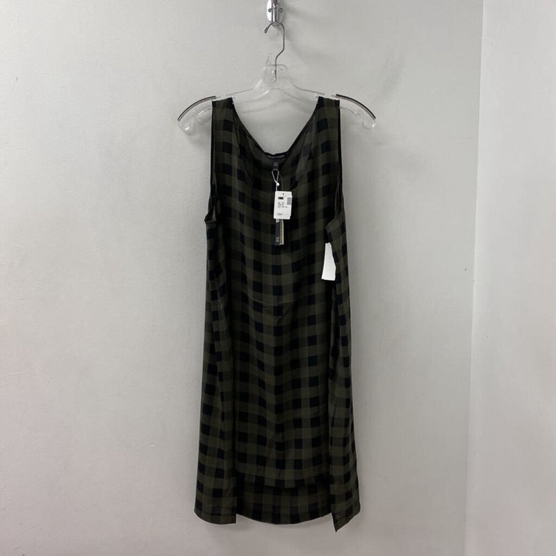 EILEEN FISHER WOMEN'S BLOUSE/SHIRT olive black XL
