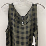 EILEEN FISHER WOMEN'S BLOUSE/SHIRT olive black XL