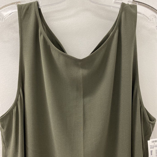 EILEEN FISHER WOMEN'S BLOUSE/SHIRT olive green XL