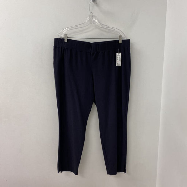 EILEEN FISHER WOMEN'S PANTS navy XL