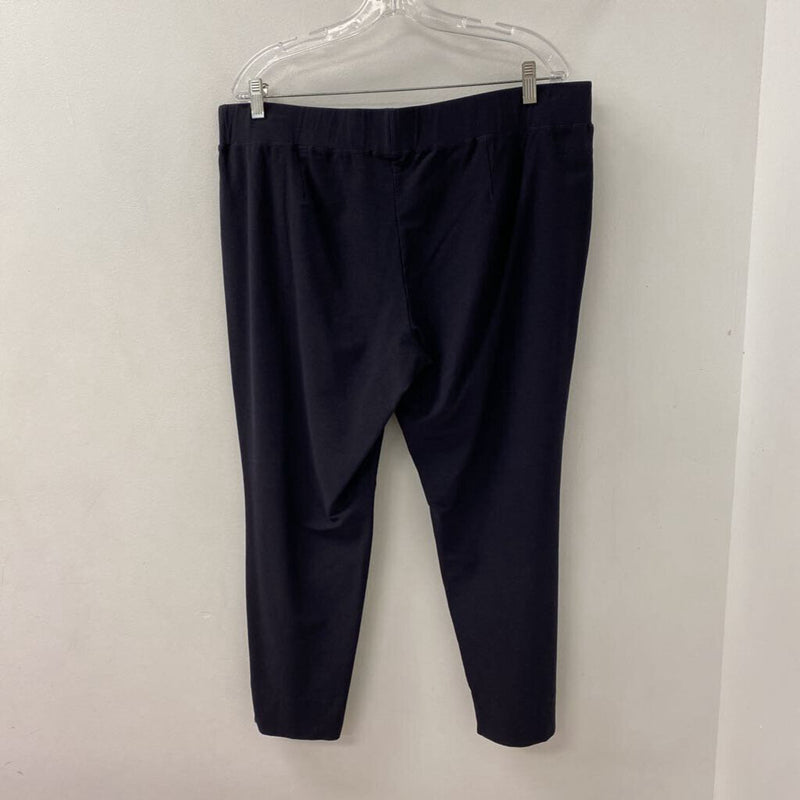 EILEEN FISHER WOMEN'S PANTS navy XL