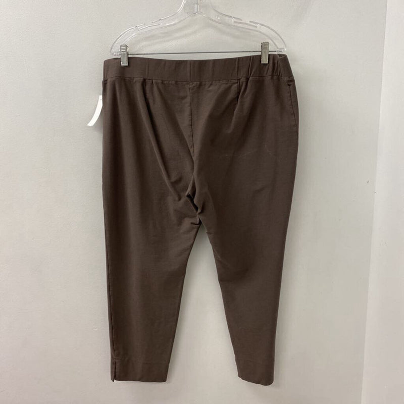 EILEEN FISHER WOMEN'S PANTS taupe XL