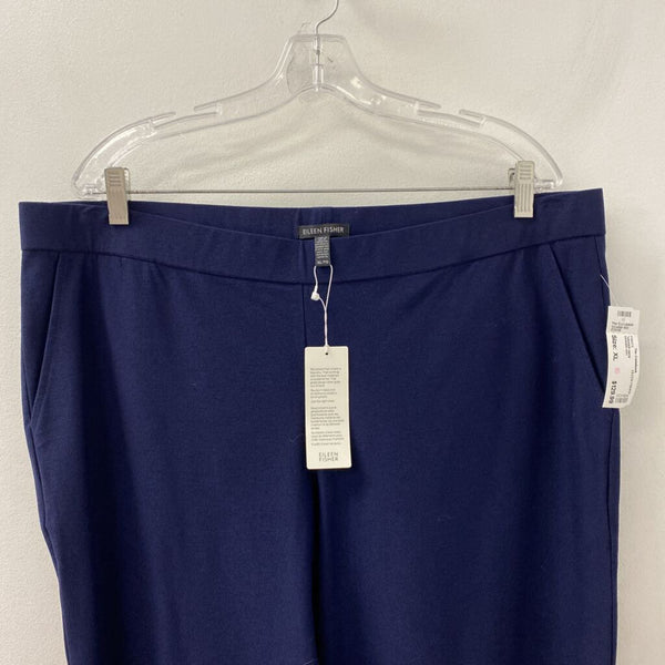 EILEEN FISHER WOMEN'S PANTS navy XL